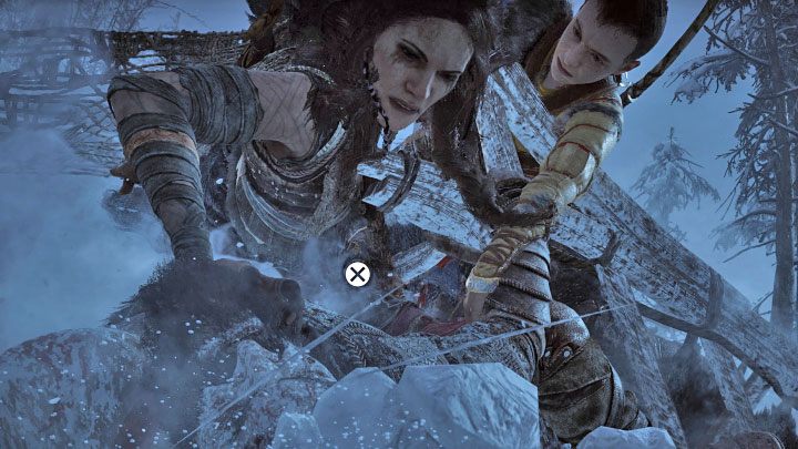 Grę rozpoczniecie sterując saniami - God of War Ragnarok: Przetrwać fimbulvinter (Surviving Fimbulwinter) - solucja, opis przejścia - God of War Ragnarok - poradnik do gry