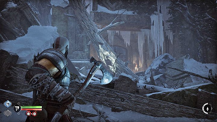 Dokończcie wspinaczkę, którą przerwało pojawienie się Łowczyni - God of War Ragnarok: Przetrwać fimbulvinter (Surviving Fimbulwinter) - solucja, opis przejścia - God of War Ragnarok - poradnik do gry