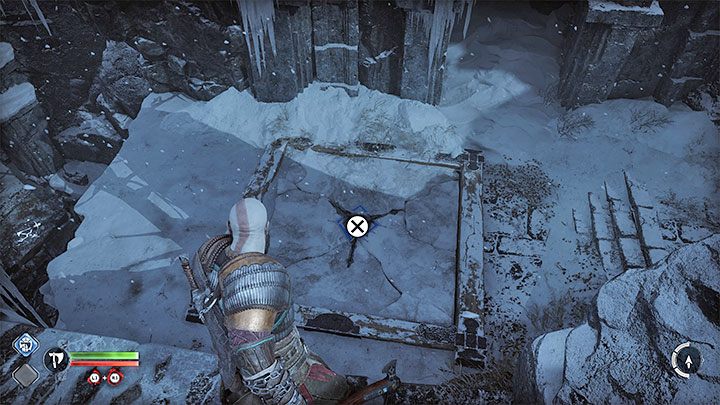 Musicie obejrzeć scenkę pokazującą fragment opowieści o Gigantach - nie ma tu żadnych interakcji - God of War Ragnarok: Przetrwać fimbulvinter (Surviving Fimbulwinter) - solucja, opis przejścia - God of War Ragnarok - poradnik do gry