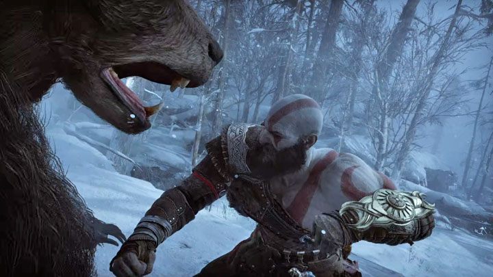 Niedźwiedź Bjorn to pierwszy główny boss gry (nie licząc konfrontacji z Freją z samego początku, która jest jedynie sekwencją QTE) - God of War Ragnarok: Jak pokonać Niedźwiedzia Bjorn? - God of War Ragnarok - poradnik do gry