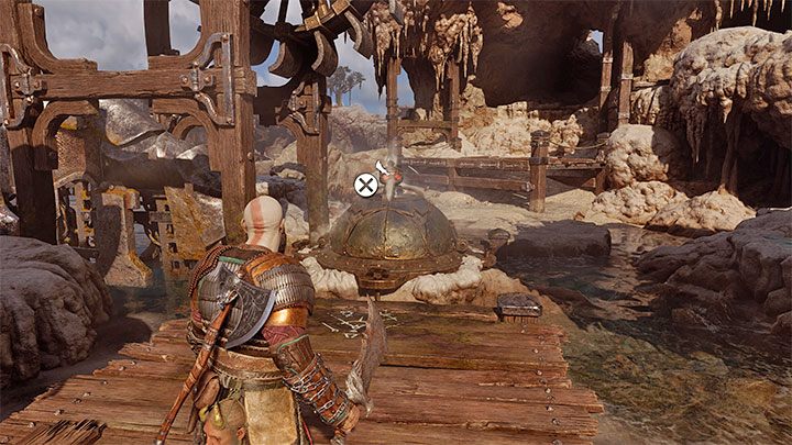 Płyńcie dalej i przeciśnijcie się pod mostem - God of War Ragnarok: Na ratunek Tyrowi (The Quest for Tyr) - solucja, opis przejścia - God of War Ragnarok - poradnik do gry