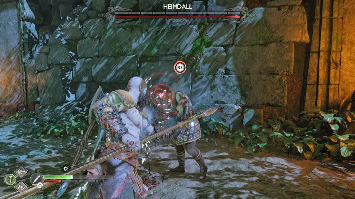 Na koniec pojedynku wciśnijcie R3 żeby zaatakować ogłuszonego Hajmdala - God of War Ragnarok: Jak pokonać Gulltoppra i Hajmdala (Heimdall)? - God of War Ragnarok - poradnik do gry