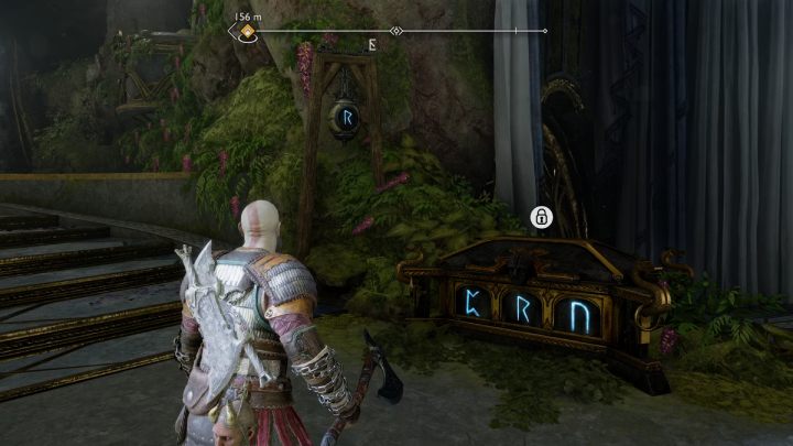 Wszystkie 3 dzwony muszą rozbrzmiewać jednocześnie żeby skrzynia została odblokowana - God of War Ragnarok: Świątynia Światła (Temple of Light), Alfheim - sekrety, znajdźki - God of War Ragnarok - poradnik do gry