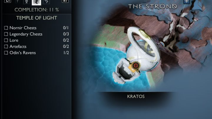 7 - God of War Ragnarok: Świątynia Światła (Temple of Light), Alfheim - sekrety, znajdźki - God of War Ragnarok - poradnik do gry
