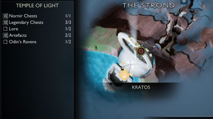 14 - God of War Ragnarok: Świątynia Światła (Temple of Light), Alfheim - sekrety, znajdźki - God of War Ragnarok - poradnik do gry