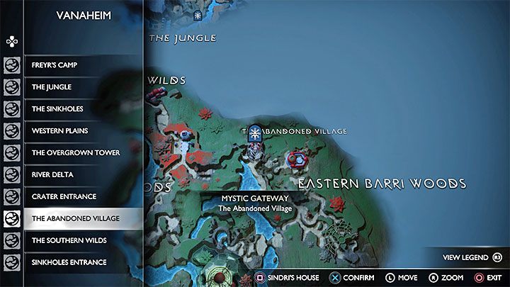 Opuszczoną wioskę najlepiej ponownie odwiedzić dopiero po skończeniu gry, czyli po awansowaniu do fazy endgame - God of War Ragnarok: Powrót do Opuszczonej wioski (The Abandoned Village) w Vanaheim - God of War Ragnarok - poradnik do gry