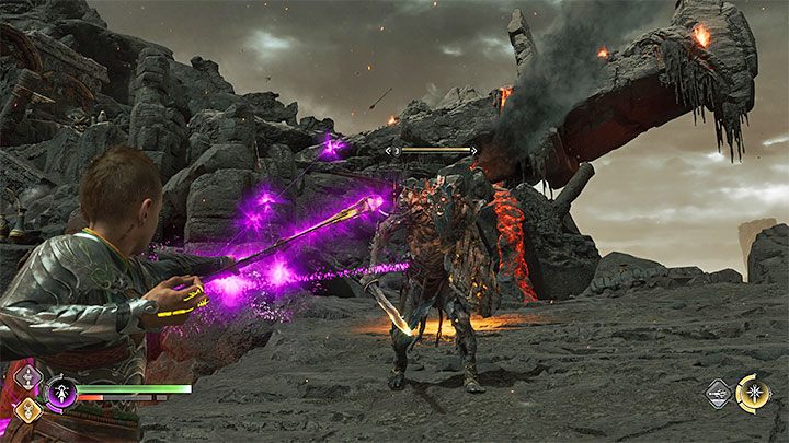 Dotrzecie do Płonących klifów (Burning Cliffs) - God of War Ragnarok: Prosto w ogień (Into the Fire) - solucja, opis przejścia - God of War Ragnarok - poradnik do gry