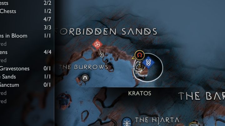 11 - God of War Ragnarok: Zakazane Piaski (The Forbidden Sands), Alfheim - sekrety, znajdźki - God of War Ragnarok - poradnik do gry