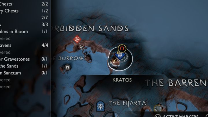 13 - God of War Ragnarok: Zakazane Piaski (The Forbidden Sands), Alfheim - sekrety, znajdźki - God of War Ragnarok - poradnik do gry