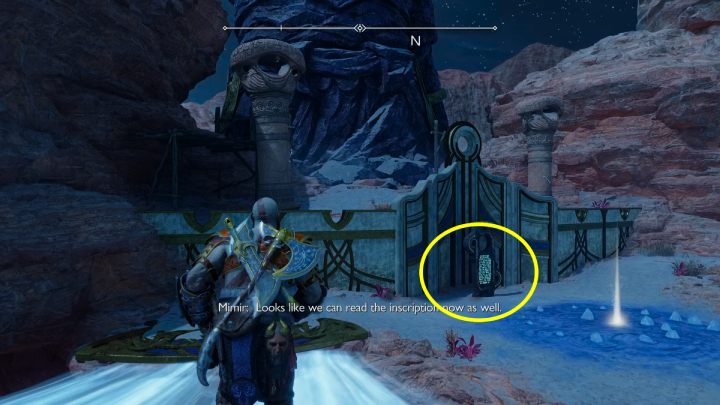 Znajdźka jest powiązana z przysługą Dar Frejra (Freyers Gift) - God of War Ragnarok: Zakazane Piaski (The Forbidden Sands), Alfheim - sekrety, znajdźki - God of War Ragnarok - poradnik do gry