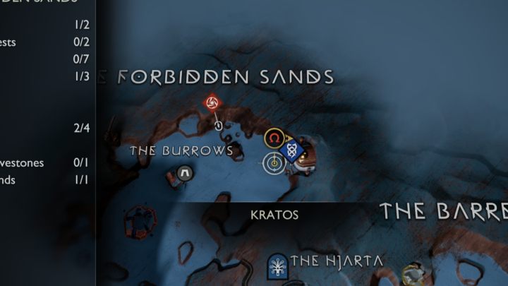 15 - God of War Ragnarok: Zakazane Piaski (The Forbidden Sands), Alfheim - sekrety, znajdźki - God of War Ragnarok - poradnik do gry