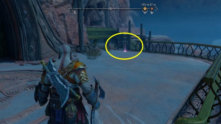 Złapcie za uchwyt i wskoczcie na górę - God of War Ragnarok: Zakazane Piaski (The Forbidden Sands), Alfheim - sekrety, znajdźki - God of War Ragnarok - poradnik do gry