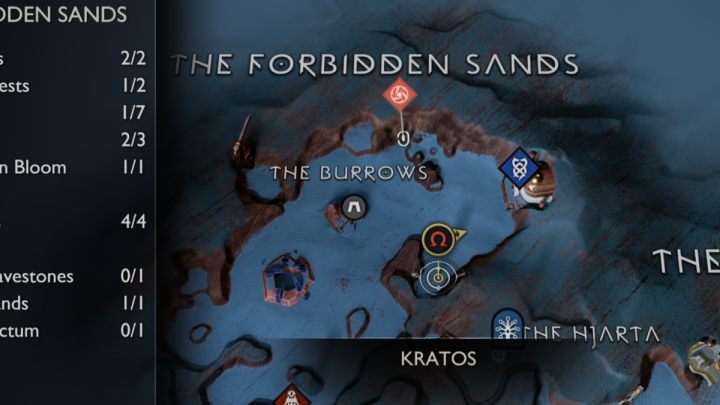 16 - God of War Ragnarok: Zakazane Piaski (The Forbidden Sands), Alfheim - sekrety, znajdźki - God of War Ragnarok - poradnik do gry