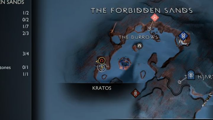 17 - God of War Ragnarok: Zakazane Piaski (The Forbidden Sands), Alfheim - sekrety, znajdźki - God of War Ragnarok - poradnik do gry