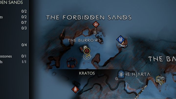 1 - God of War Ragnarok: Nory (The Burrows), Alfheim - sekrety, znajdźki - God of War Ragnarok - poradnik do gry