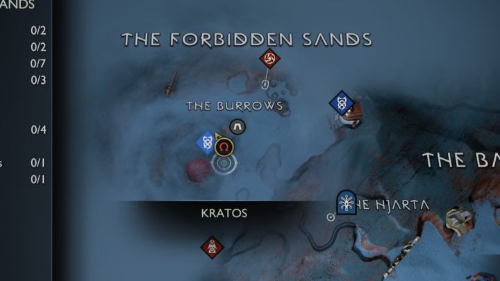 4 - God of War Ragnarok: Nory (The Burrows), Alfheim - sekrety, znajdźki - God of War Ragnarok - poradnik do gry