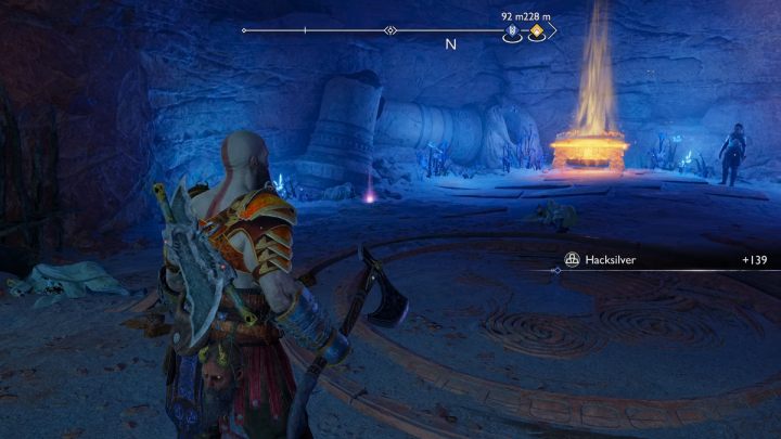 Obok legendarnej skrzyni będzie leżał artefakt - God of War Ragnarok: Nory (The Burrows), Alfheim - sekrety, znajdźki - God of War Ragnarok - poradnik do gry