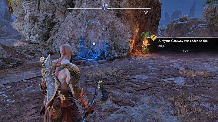 W okolicy znajduje się nowa mistyczna brama - God of War Ragnarok: Za Vanaheim! (For Vanaheim!) - solucja, opis przejścia - God of War Ragnarok - poradnik do gry