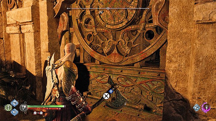 Płyńcie dalej na północ w stronę znacznika misji - God of War Ragnarok: Płonące niebiosa (The Burning Skies) - solucja, opis przejścia - God of War Ragnarok - poradnik do gry