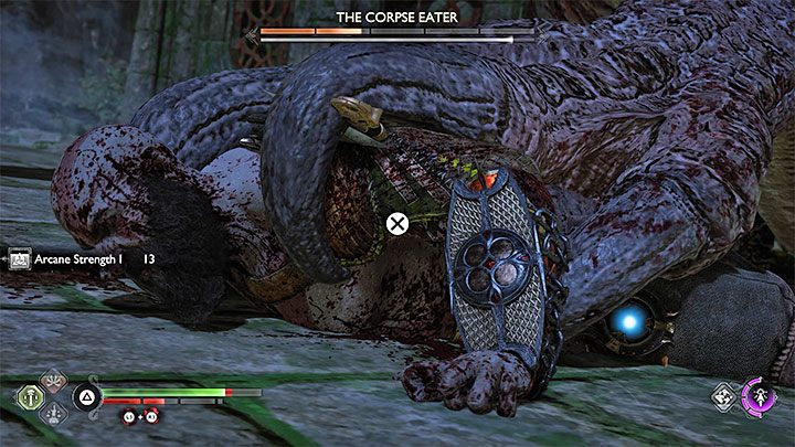 Smok próbuje przede wszystkim atakować z powietrza - God of War Ragnarok: Tropem umarłych (Trail of the Dead) - solucja, opis przejścia - God of War Ragnarok - poradnik do gry