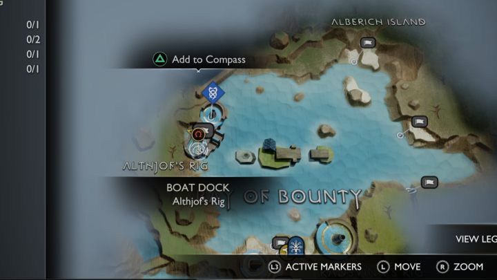 Gdy wysiądziecie na wyspie, skorzystajcie z łańcucha, aby wspiąć się na górę - God of War Ragnarok: W służbie Asgardu (In Service of Asgard) - solucja, opis przejścia - God of War Ragnarok - poradnik do gry