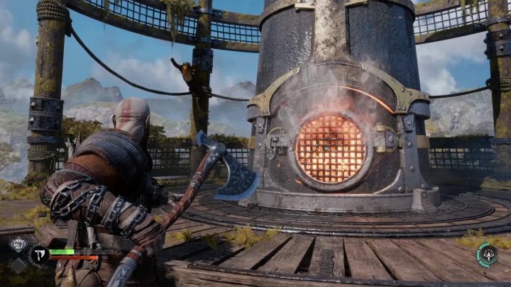 Gdy pokonacie wrogów, zniszczcie piec i podnieście wszystkie przedmioty - God of War Ragnarok: W służbie Asgardu (In Service of Asgard) - solucja, opis przejścia - God of War Ragnarok - poradnik do gry