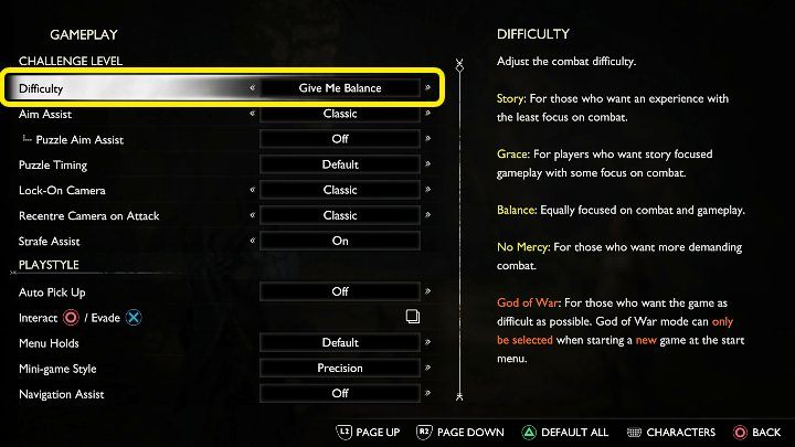 Poziom trudności gry God of War Ragnarok można zmienić w dowolnym momencie w trakcie rozgrywki - God of War Ragnarok: Poziomy trudności - God of War Ragnarok - poradnik do gry