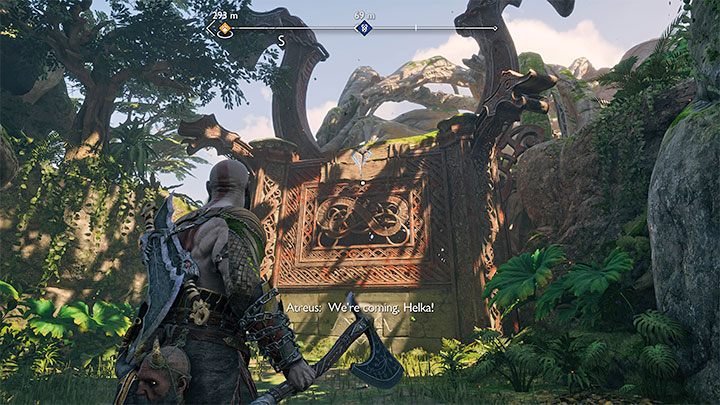 W okolicy jest niebiański ołtarz - użyjcie go, by doprowadzić do zmiany na godziny dzienne - God of War Ragnarok: Krater (The Crater) w krainie Vanaheim - God of War Ragnarok - poradnik do gry