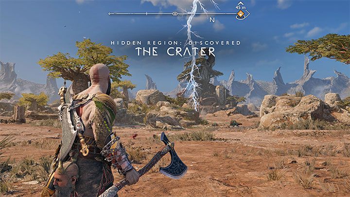 Główni bohaterowie zaliczą przelot do ukrytego regionu Krater - God of War Ragnarok: Krater (The Crater) w krainie Vanaheim - God of War Ragnarok - poradnik do gry