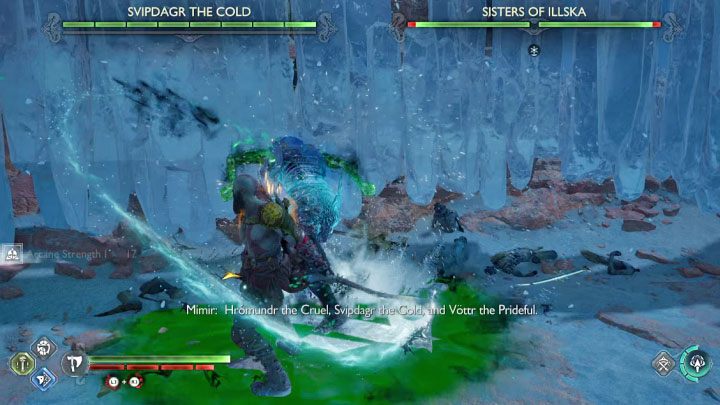 Radzimy skupić się najpierw na atakowaniu Sióstr Illska - są one mniej wytrzymałe od Svipdagr - God of War Ragnarok: Jak pokonać berserków Svipdagr Zimna (Svipdagr the Cold) i Siostry Illska (Sisters of Illska)? - God of War Ragnarok - poradnik do gry