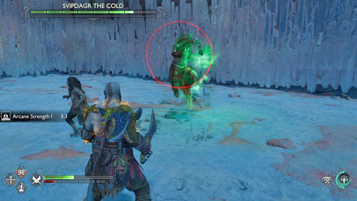 Ataków Svipdagr musicie unikać jeszcze podczas walk z siostrami Illska - God of War Ragnarok: Jak pokonać berserków Svipdagr Zimna (Svipdagr the Cold) i Siostry Illska (Sisters of Illska)? - God of War Ragnarok - poradnik do gry