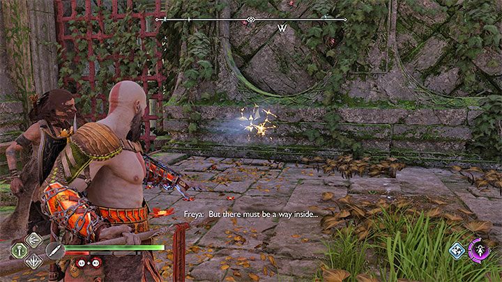 Na górze pozbądźcie się przeciwników - God of War Ragnarok: Powrót rzeki (Return of the River) - solucja, opis przejścia - God of War Ragnarok - poradnik do gry