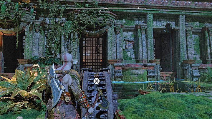 Możecie już poruszać korbą - interakcja ta doprowadzi do otwarcia zapory - God of War Ragnarok: Powrót rzeki (Return of the River) - solucja, opis przejścia - God of War Ragnarok - poradnik do gry