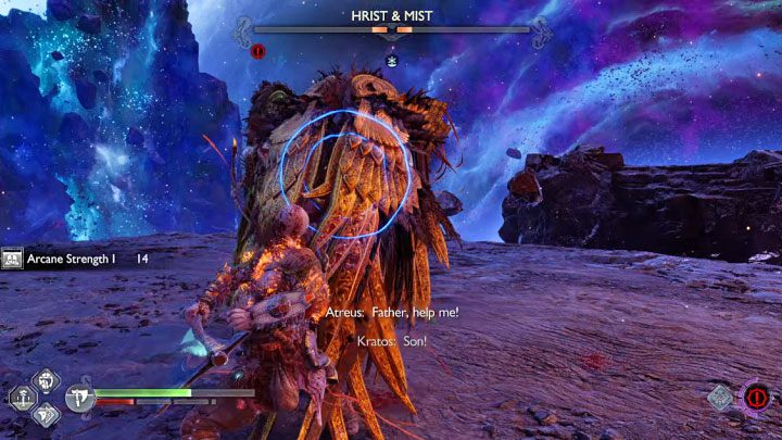 Walkirie mogą używać żółtych ataków z powietrza lub z ziemi (parujcie je lub wykonujcie uniki) oraz niebieskich ataków - chowania się za skrzydłami - God of War Ragnarok: Jak pokonać walkirie Hrist i Mist? - God of War Ragnarok - poradnik do gry