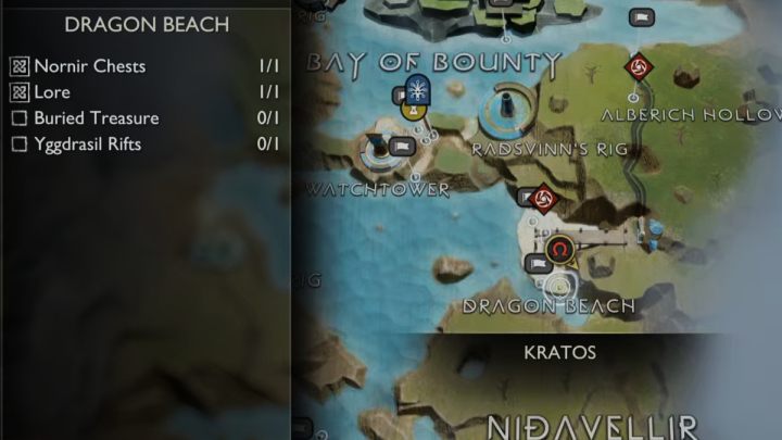 4 - God of War Ragnarok: Smocza plaża (Dragon Beach), Svartalfheim - sekrety i znajdźki - God of War Ragnarok - poradnik do gry