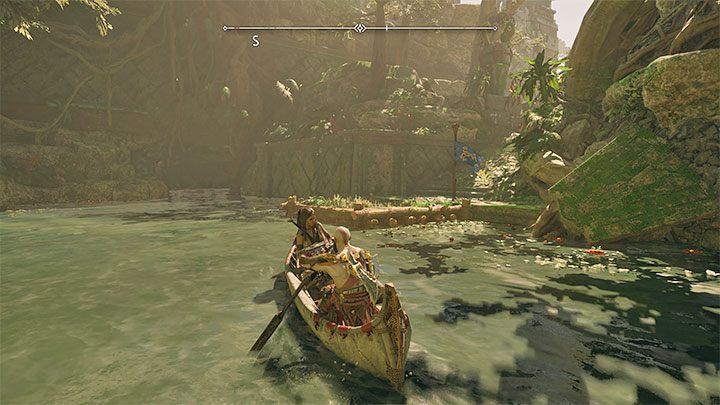 Musicie wyruszyć w podróż w godzinach dziennych - jeśli aktualnie jest noc to odwiedźcie w Dżungli niebiański ołtarz żeby wymusić zmianę pory dnia - God of War Ragnarok: Szlak zniszczenia (Path of Destruction) - solucja, opis przejścia - God of War Ragnarok - poradnik do gry