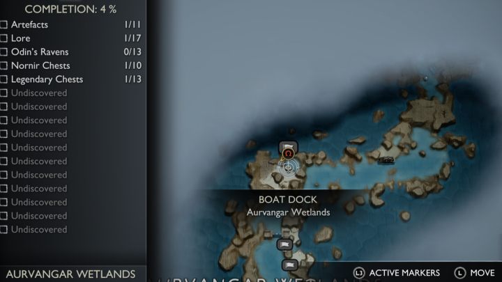 3 - God of War Ragnarok: Mokradła Aurvangar (Aurvangar Wetlands), Svartalfheim - sekrety, znajdźki - God of War Ragnarok - poradnik do gry