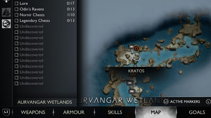 5 - God of War Ragnarok: Mokradła Aurvangar (Aurvangar Wetlands), Svartalfheim - sekrety, znajdźki - God of War Ragnarok - poradnik do gry