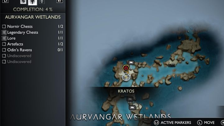 6 - God of War Ragnarok: Mokradła Aurvangar (Aurvangar Wetlands), Svartalfheim - sekrety, znajdźki - God of War Ragnarok - poradnik do gry