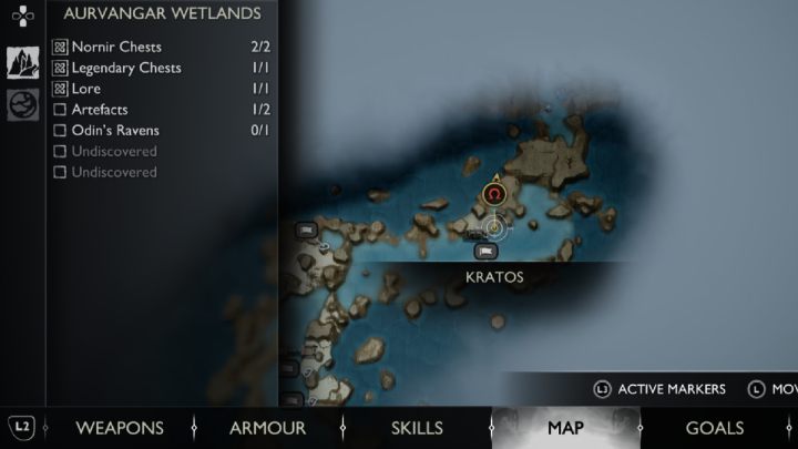 8 - God of War Ragnarok: Mokradła Aurvangar (Aurvangar Wetlands), Svartalfheim - sekrety, znajdźki - God of War Ragnarok - poradnik do gry