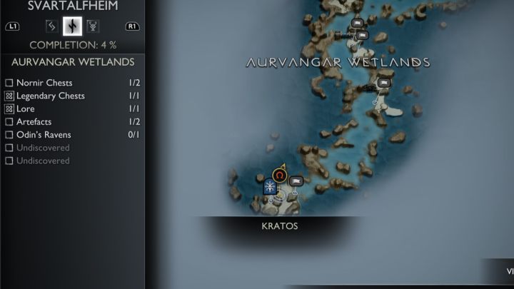 10 - God of War Ragnarok: Mokradła Aurvangar (Aurvangar Wetlands), Svartalfheim - sekrety, znajdźki - God of War Ragnarok - poradnik do gry
