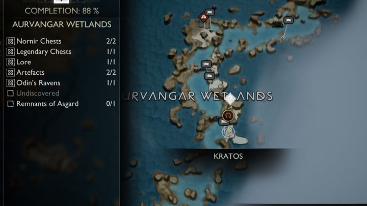 11 - God of War Ragnarok: Mokradła Aurvangar (Aurvangar Wetlands), Svartalfheim - sekrety, znajdźki - God of War Ragnarok - poradnik do gry