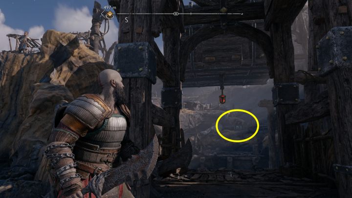 Następnie przeskoczcie na sąsiednią platformę i zapalcie 2 pochodnię - God of War Ragnarok: Kopalnia Jarnsmida (Jarnsmida Pitmines), Svartalfheim - sekrety, znajdźki - God of War Ragnarok - poradnik do gry