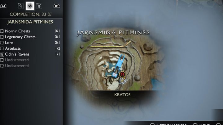 2 - God of War Ragnarok: Kopalnia Jarnsmida (Jarnsmida Pitmines), Svartalfheim - sekrety, znajdźki - God of War Ragnarok - poradnik do gry