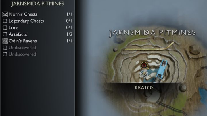 5 - God of War Ragnarok: Kopalnia Jarnsmida (Jarnsmida Pitmines), Svartalfheim - sekrety, znajdźki - God of War Ragnarok - poradnik do gry
