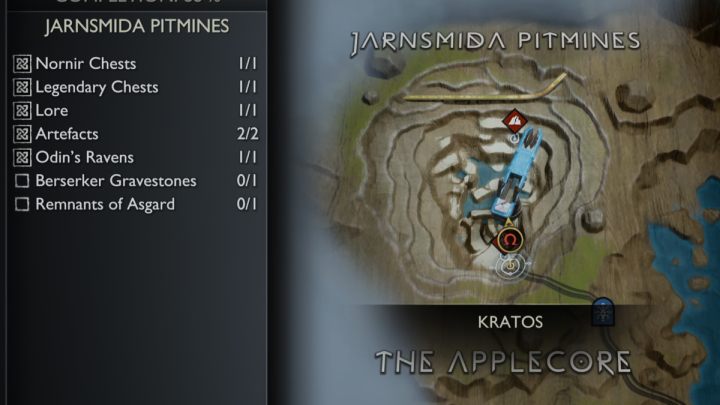 13 - God of War Ragnarok: Kopalnia Jarnsmida (Jarnsmida Pitmines), Svartalfheim - sekrety, znajdźki - God of War Ragnarok - poradnik do gry