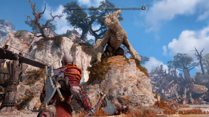 Pamiętacie posąg smoka ze Smoczej plaży (Dragon Beach) w Svartalfheim - God of War Ragnarok: Jak używać Mistycznej Pamiątki (Mystical Heirloom)? - God of War Ragnarok - poradnik do gry