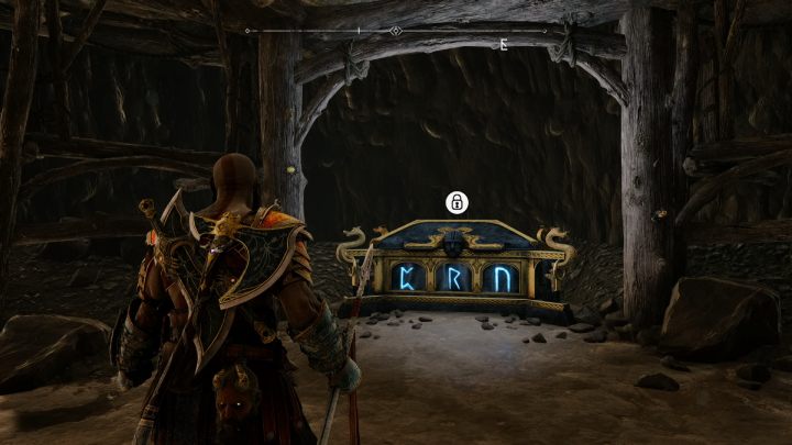 Musicie zniszczyć przy użyciu włóczni 3 runy jednocześnie żeby odblokować skrzynię - God of War Ragnarok: Ogryzek (The Applecore), Svartalfheim - sekrety, znajdźki - God of War Ragnarok - poradnik do gry