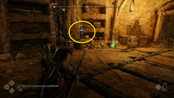 1 runa znajduje się za gruzem przy szczelinie Yggdrasilu - God of War Ragnarok: Ogryzek (The Applecore), Svartalfheim - sekrety, znajdźki - God of War Ragnarok - poradnik do gry