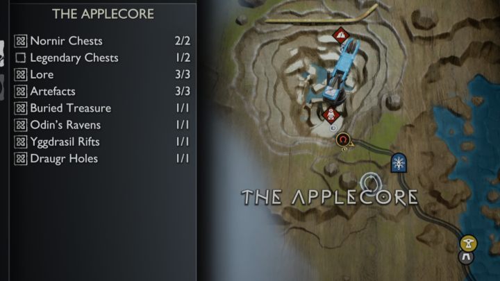 6 - God of War Ragnarok: Ogryzek (The Applecore), Svartalfheim - sekrety, znajdźki - God of War Ragnarok - poradnik do gry